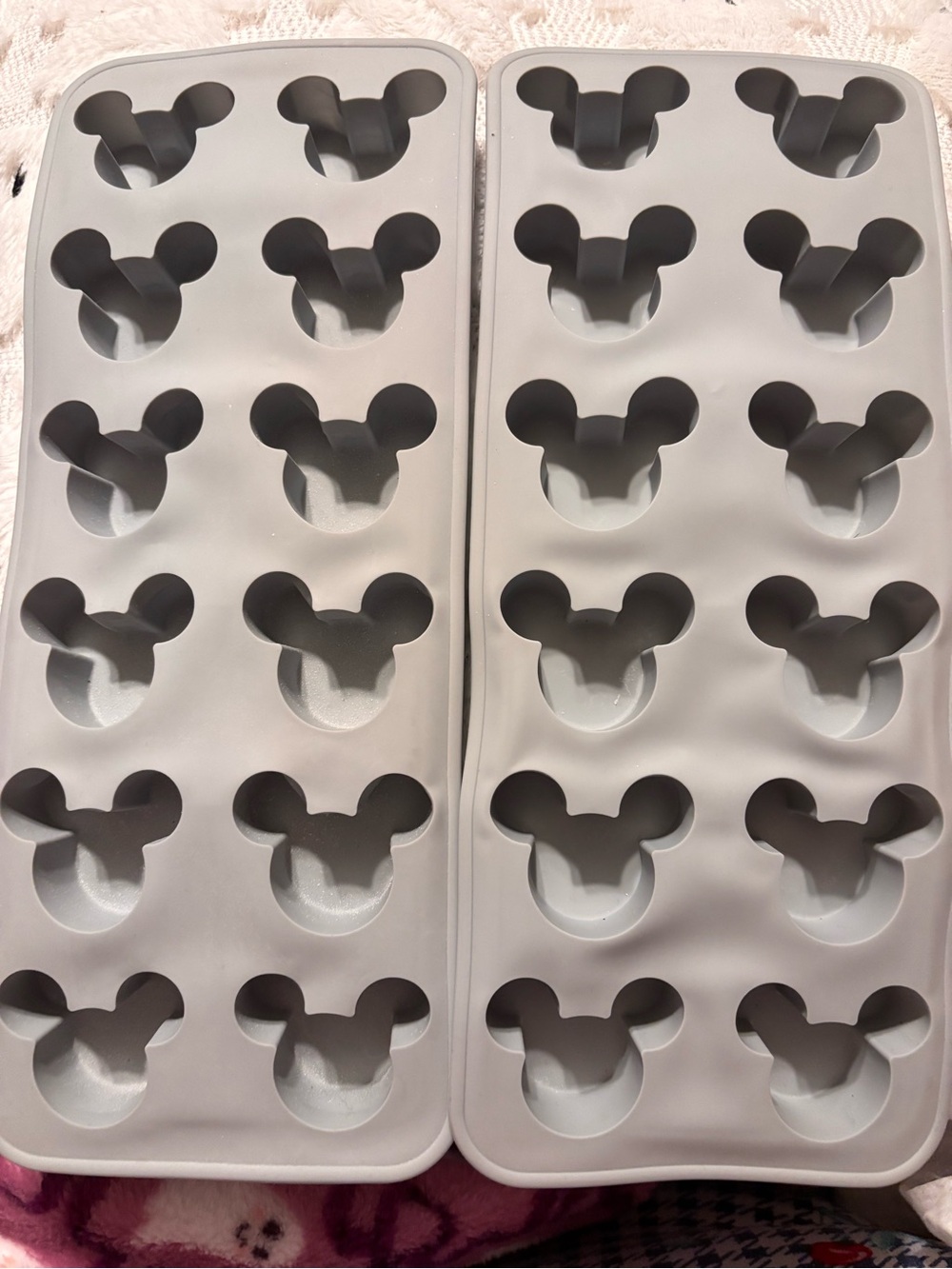 Disney Gray Mickey Head Silicone Candy & Ice Mold Tray